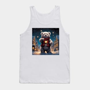 Teddy celebrating New Year Tank Top